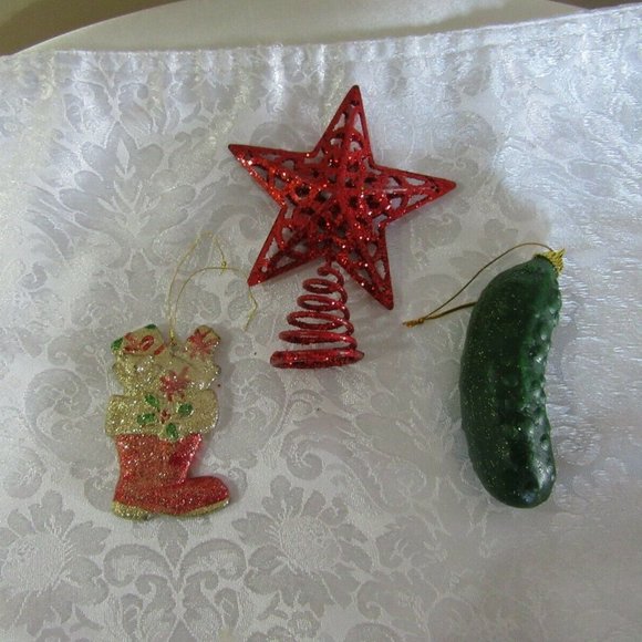 5 Item Lot Sale Christmas Ornaments - Picture 2 of 6